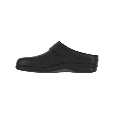 SAS Women’s Slip-On Leather Orthotic Comfort Clog – Black 5