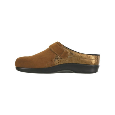 SAS Women’s Slip-On Leather Orthotic Comfort Clog – Turbinado Bronze 5