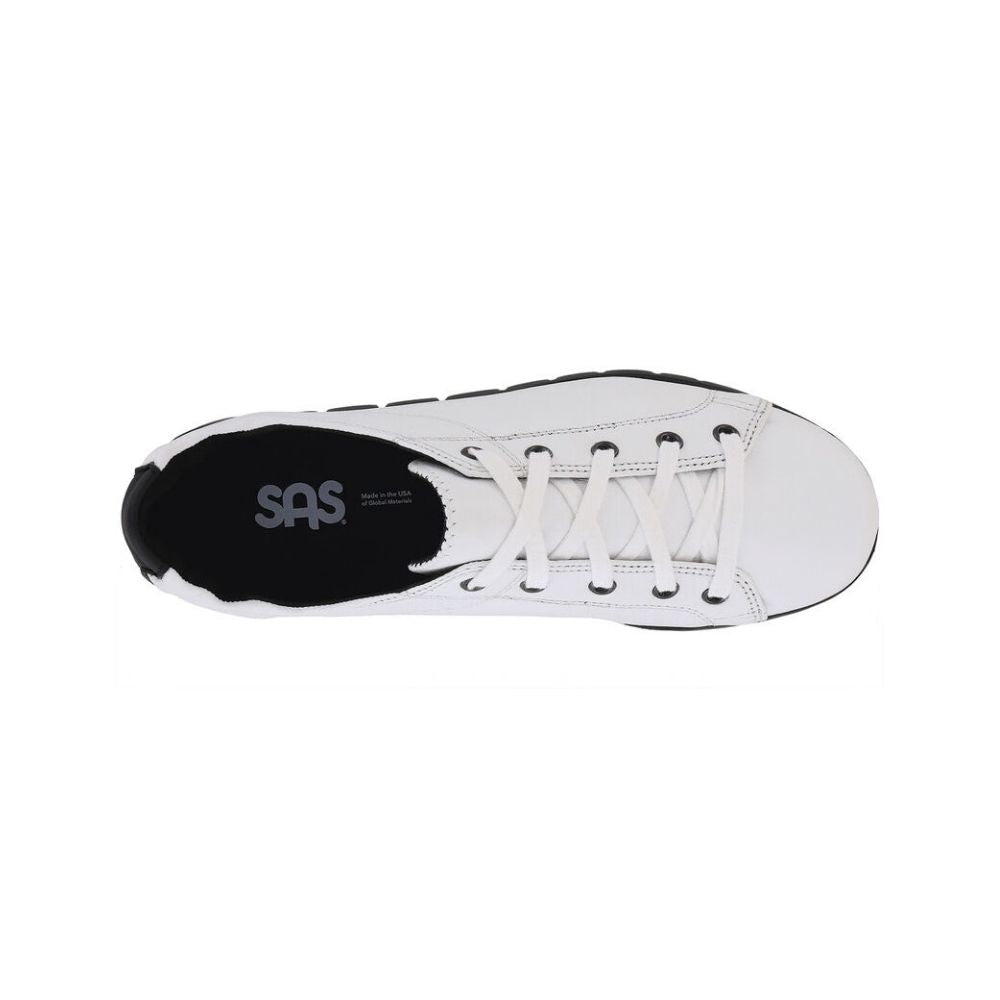 SAS Women’s Solstice II Lace Up Flat Shoe - Chalk / Shadow 2