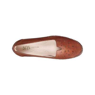 SAS Women’s Sonyo Slip-On Pump Leather Comfort Heel – Alfa Brown 2