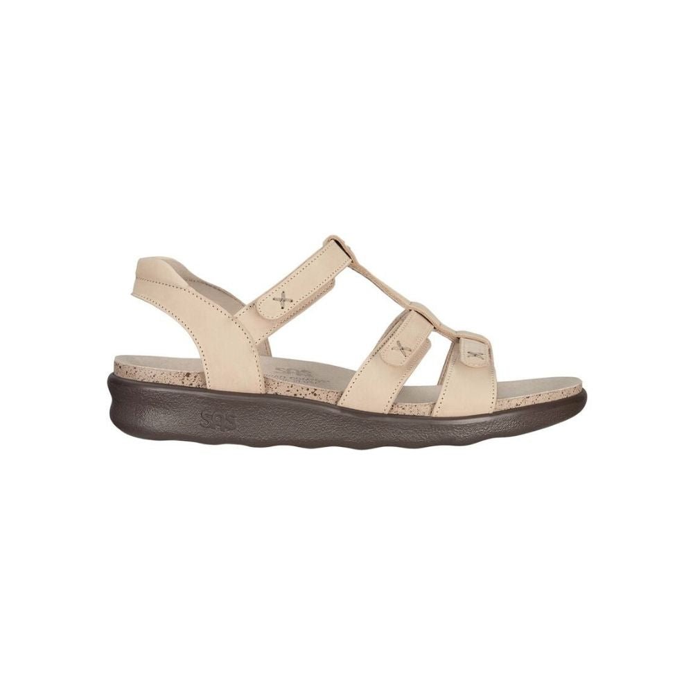 SAS Women’s Sorrento Leather Comfort T-Strap Sandal - Linen 2