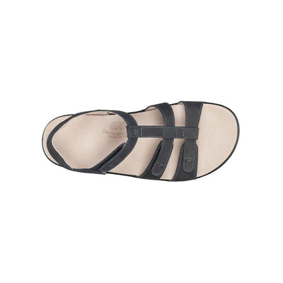 SAS Women’s Sorrento Leather Comfort T-Strap Sandal - Nero 3