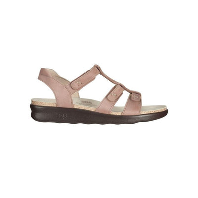 SAS Women’s Sorrento Leather Comfort T-Strap Sandal - Praline 3
