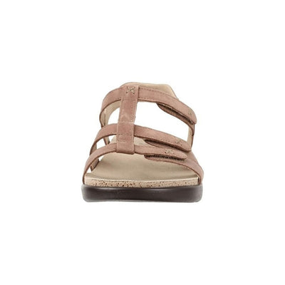 SAS Women’s Sorrento Leather Comfort T-Strap Sandal - Praline 5
