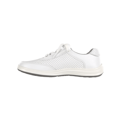 SAS Women's Sporty Lux Athletic Walking Shoe – White Perf 5