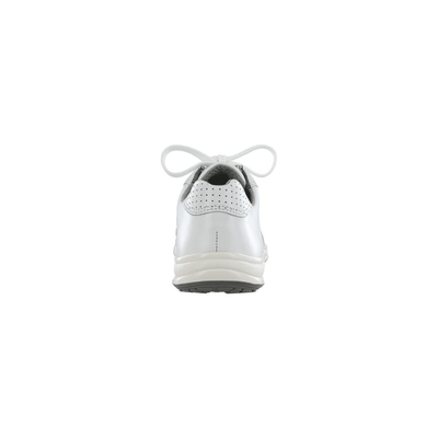 SAS Women's Sporty Lux Athletic Walking Shoe – White Perf 4