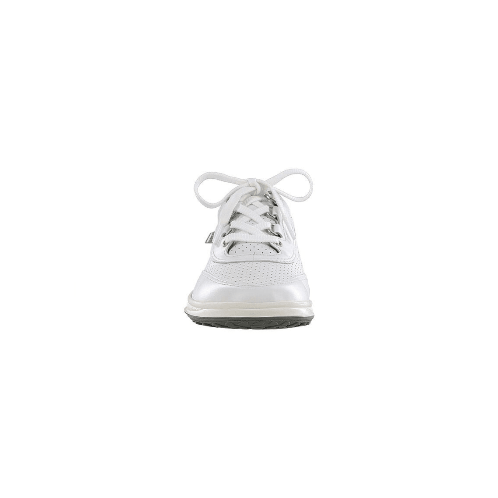 SAS Women's Sporty Lux Athletic Walking Shoe – White Perf 3