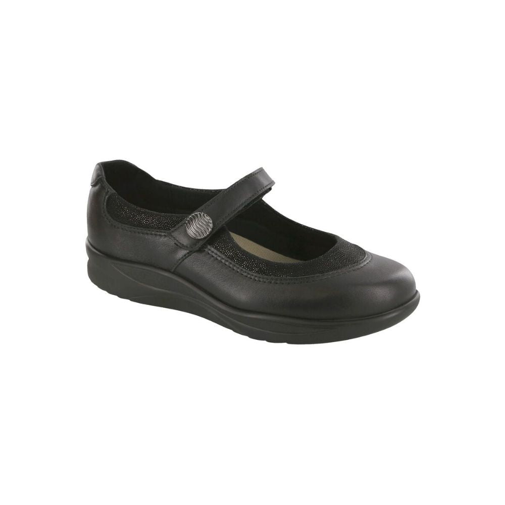 SAS Women’s Step Out Ergonomic Mary Jane Shoe - Black 1