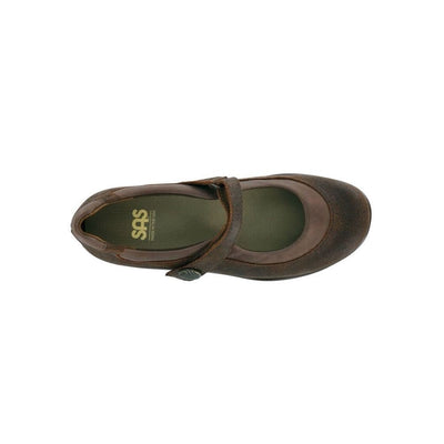 SAS Women’s Step Out Ergonomic Mary Jane Shoe - Brown 3