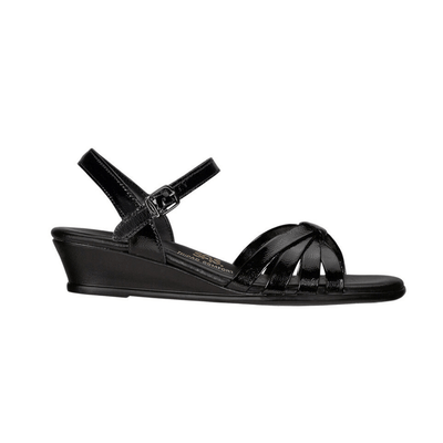 SAS Women’s Strippy Sandal – Black Patent 4