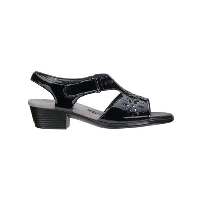 SAS Women’s Sunburst Comfort Dress Sandal – Black Patent 2