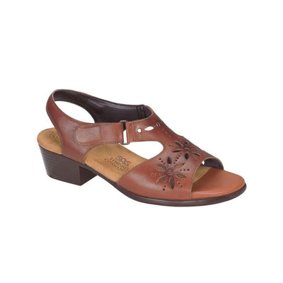 SAS Women’s Sunburst Comfort Dress Sandal – Chestnut 1
