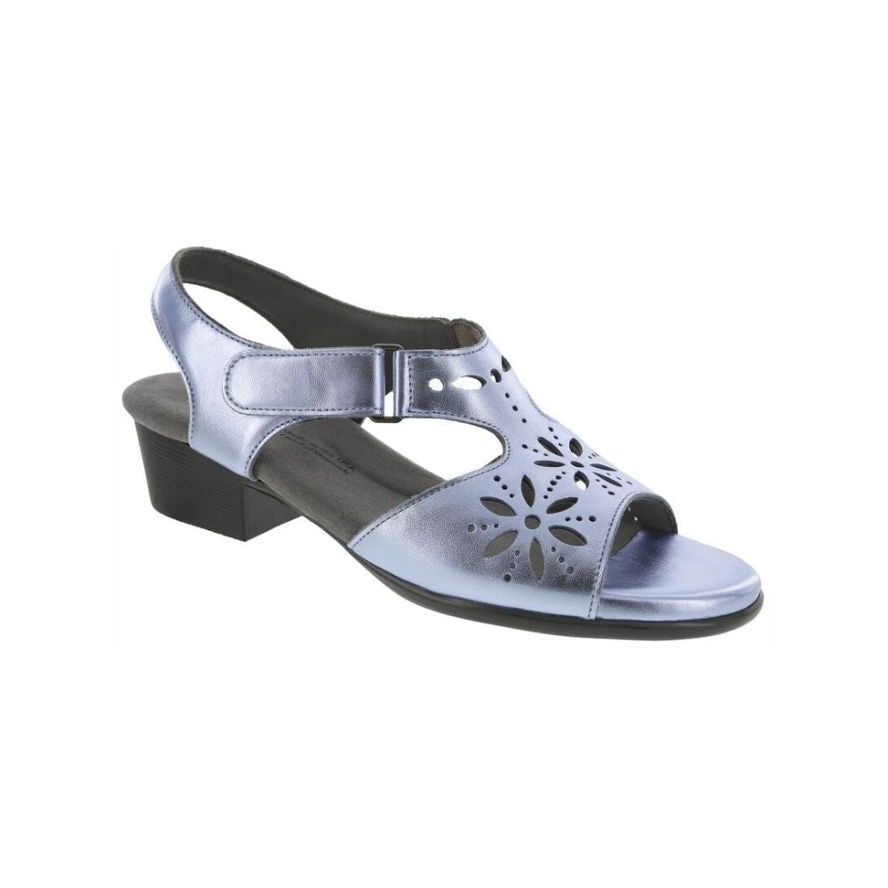 SAS Women’s Sunburst Comfort Dress Sandal – Spring Blue 1