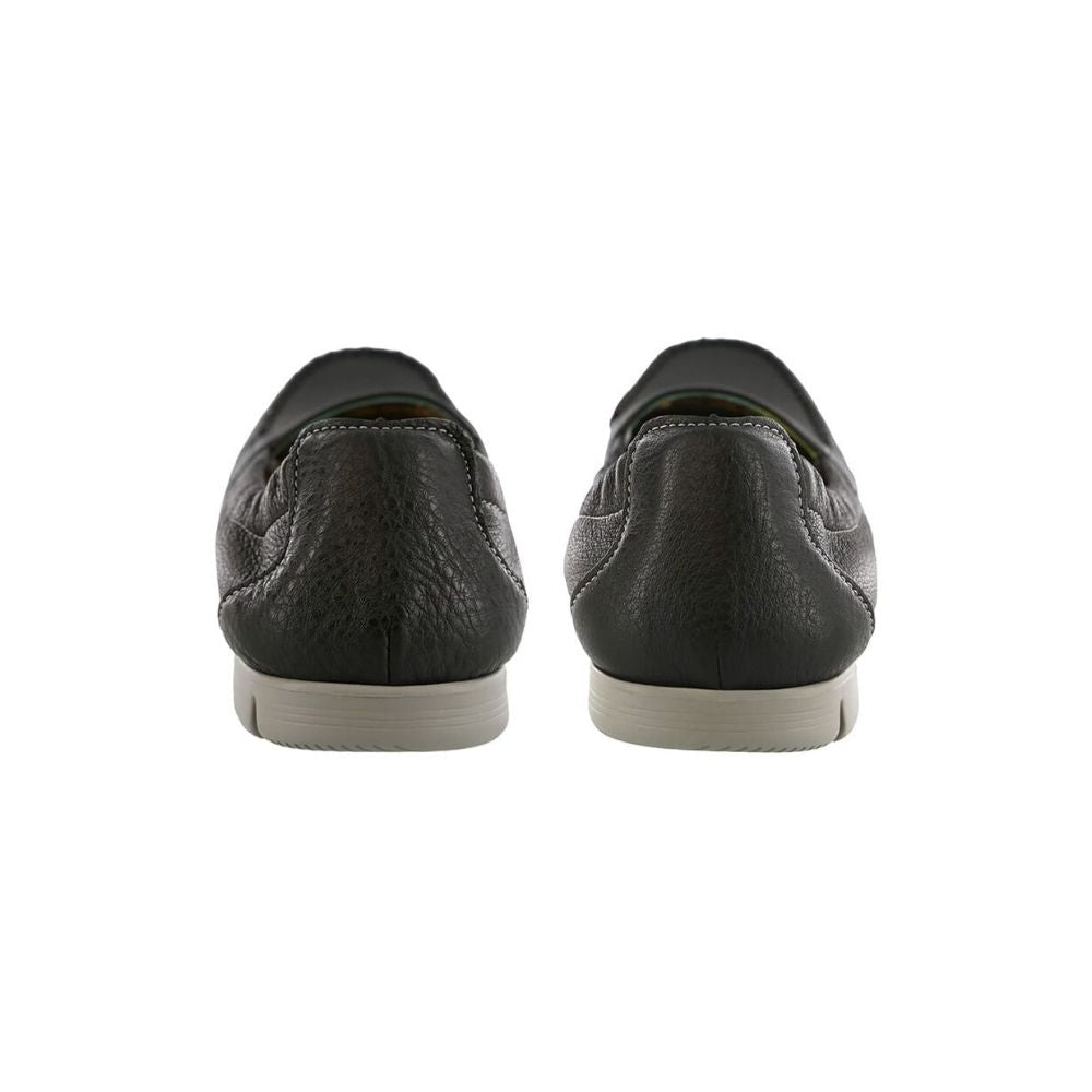 SAS Women’s Sunny Ultra-Flexible Folding Leather Flat Shoe – Black 4