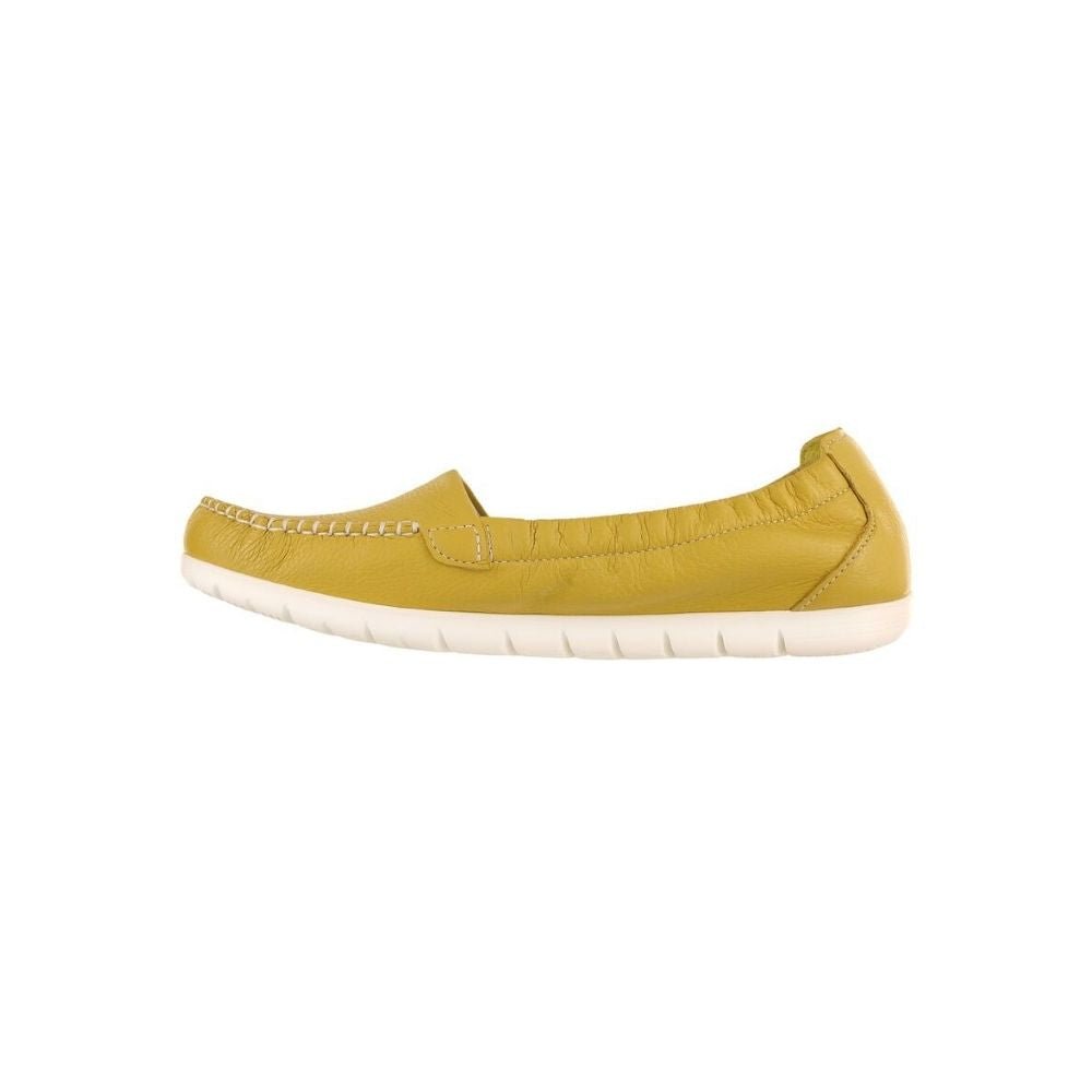 SAS Women’s Sunny Ultra-Flexible Folding Leather Flat Shoe – Canary Yellow 5