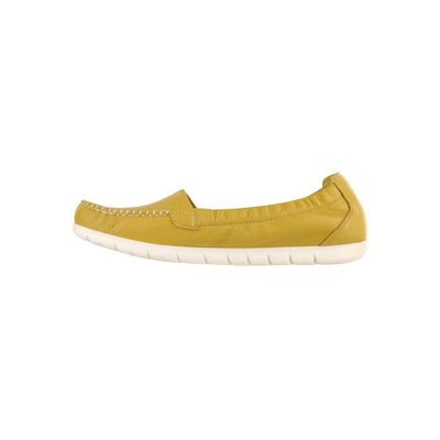 SAS Women’s Sunny Ultra-Flexible Folding Leather Flat Shoe – Canary Yellow 5