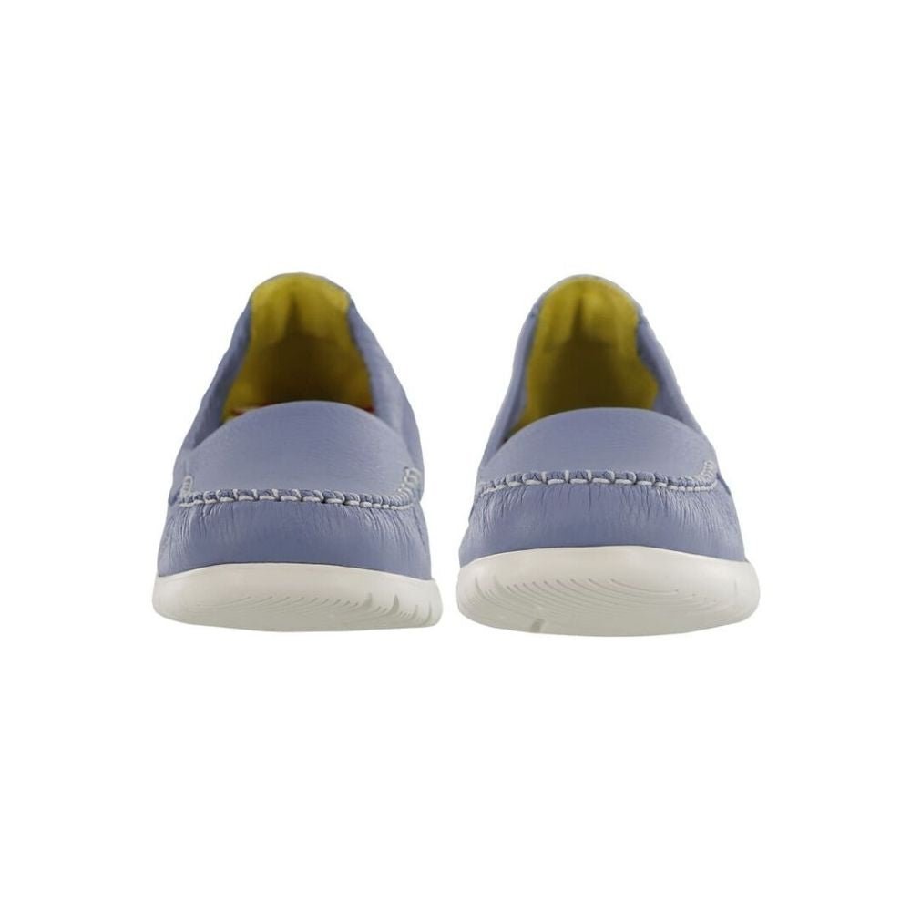 SAS Women’s Sunny Ultra-Flexible Folding Leather Flat Shoe - Periwinkle 3