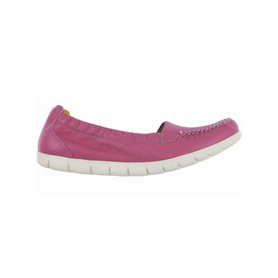SAS Women’s Sunny Ultra-Flexible Folding Leather Flat Shoe – Pink 3