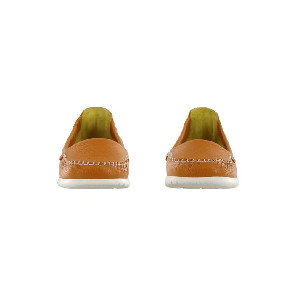 SAS Women’s Sunny Ultra-Flexible Folding Leather Flat Shoe – Tangerine Orange 4