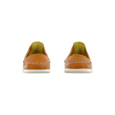 SAS Women’s Sunny Ultra-Flexible Folding Leather Flat Shoe – Tangerine Orange 4