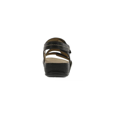 SAS Women’s Swerve Leather Comfort Sandal – Black 8