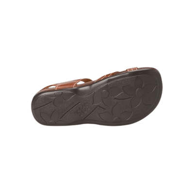 SAS Women's Swerve Leather Sandals - Chestnut 8