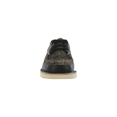 SAS Women’s Take Control Comfort Leather Oxford Shoe – Black Chital 3