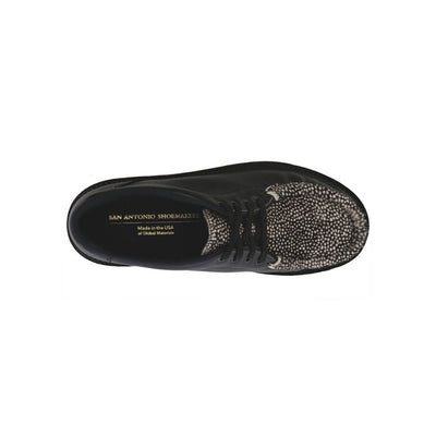 SAS Women’s Take Control Comfort Leather Oxford Shoe – Black Chital 2