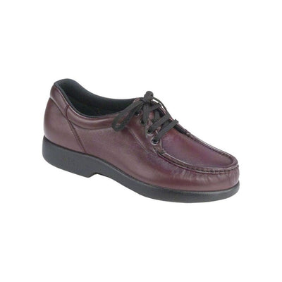SAS Women’s Take Time Comfort Lace Up Loafer– Antique Wine 1