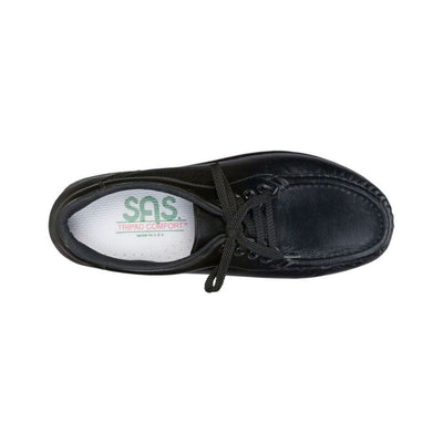 SAS Women’s Take Time Comfort Lace Up Loafer – Black 5