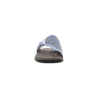 SAS Women's Toe-Loop Market Leather Slide Sandal - Spring Blue 5