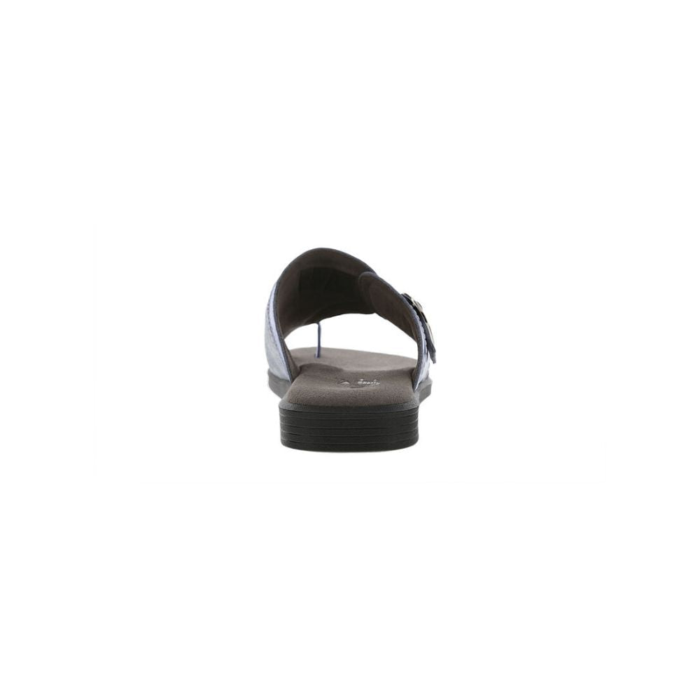 SAS Women's Toe-Loop Market Leather Slide Sandal - Spring Blue 6