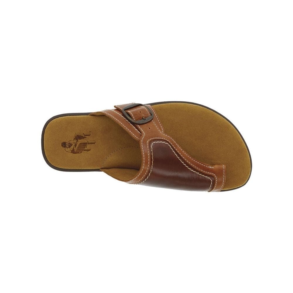 SAS Women's Toe-Loop Market Leather Slide Sandal - Winchester 3