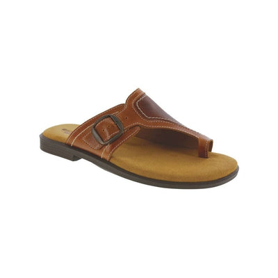 SAS Women's Toe-Loop Market Leather Slide Sandal - Winchester 1