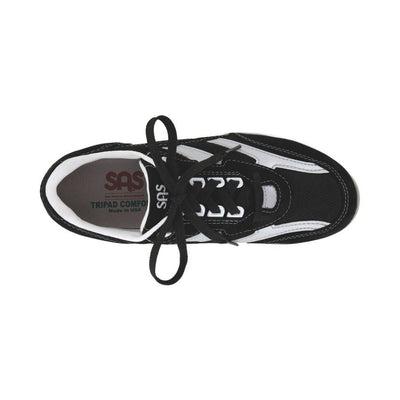 SAS Women’s Tour Mesh Active Sneaker – Black/SIlver 2