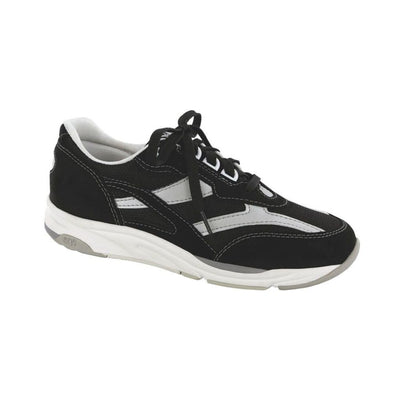 SAS Women’s Tour Mesh Active Sneaker – Black/SIlver 1