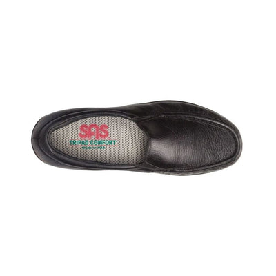 SAS Women’s Twin Slip-On Shoe Leather Comfort Loafer – Black 2