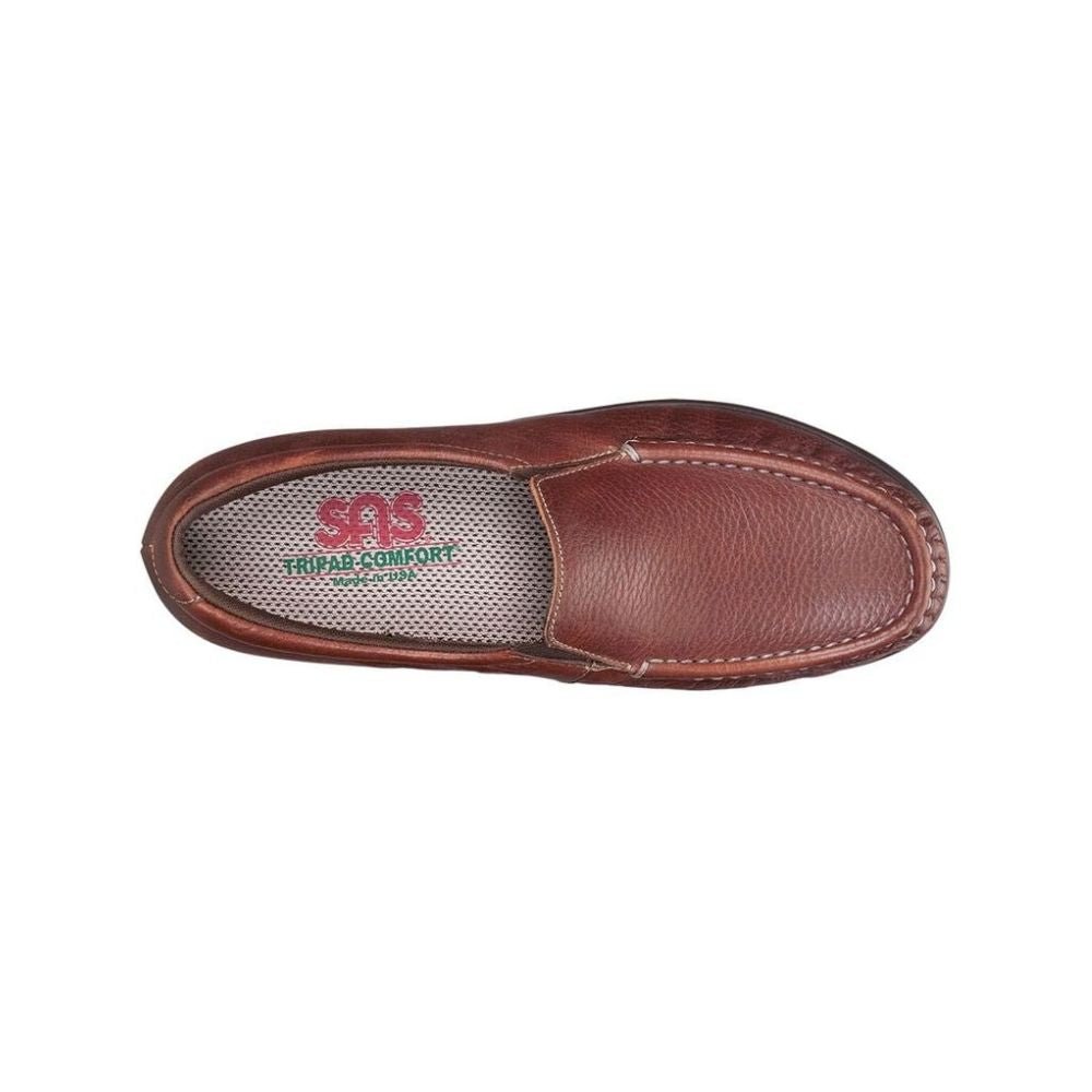 SAS Women’s Twin Slip-On Shoe Leather Comfort Loafer – Mulch 2