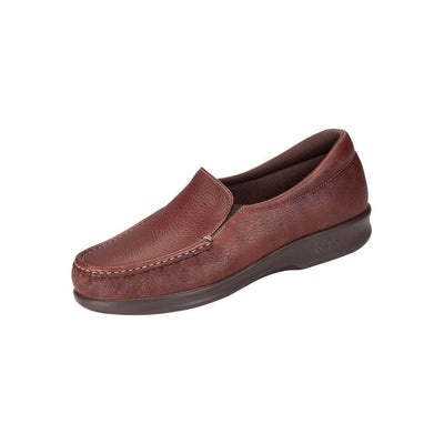 SAS Women’s Twin Slip-On Shoe Leather Comfort Loafer – Mulch 4