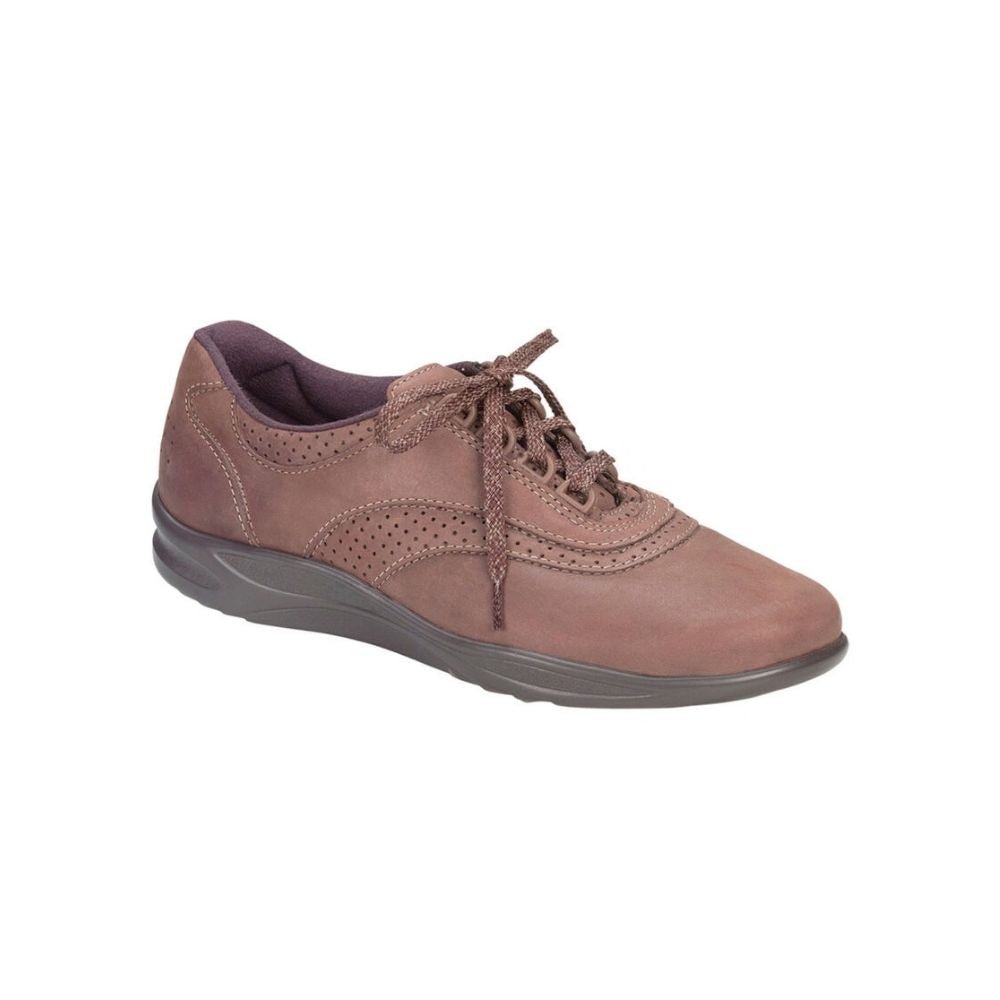 SAS Women’s Walk Easy Comfort Walking Shoe - Chocolate Nubuck 1