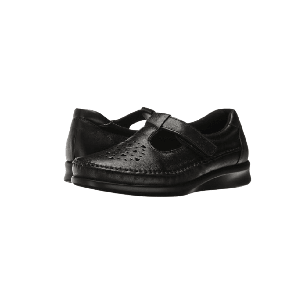 SAS Women’s Willow Leather Comfort Shoe - Black Smooth 6