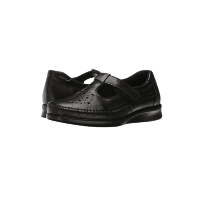 SAS Women’s Willow Leather Comfort Shoe - Black Smooth 6