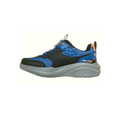 Skechers Boys' Garage Interactive Sneakers - Black / Blue / Orange 9