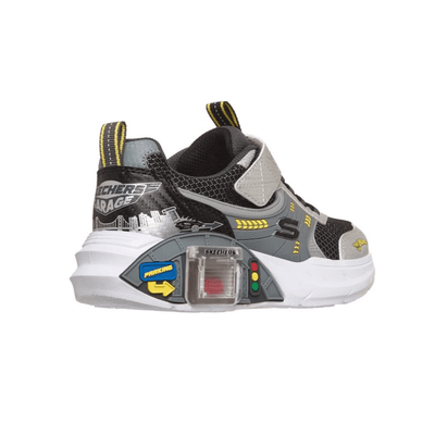 Skechers Boys' Garage Interactive Sneakers - Silver / Black 6