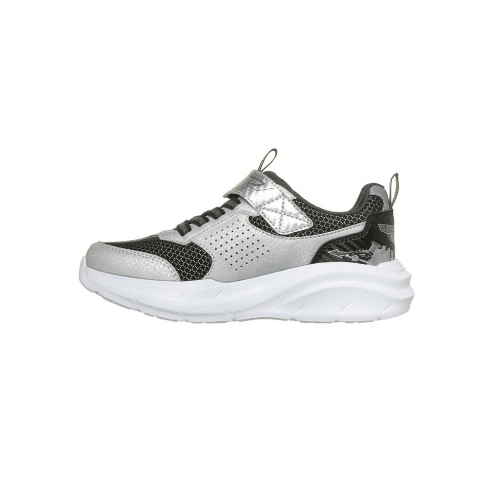 Skechers Boys' Garage Interactive Sneakers - Silver / Black 5