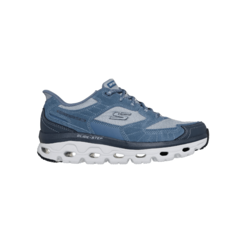 Skechers Carpenter Ridge Men’s Slip - On Comfort Sneaker – Light Blue 1
