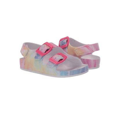 Skechers Girl's Foamies Lil Cali Blast - Lil Summer D Slide Sandal, Multi 4