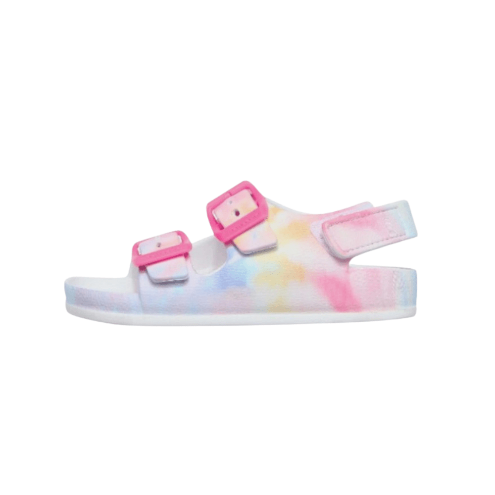 Skechers Girl's Foamies Lil Cali Blast - Lil Summer D Slide Sandal, Multi 5