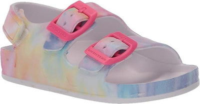 Skechers Girl's Foamies Lil Cali Blast - Lil Summer D Slide Sandal, Multi 6