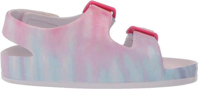 Skechers Girl's Foamies Lil Cali Blast - Lil Summer D Slide Sandal, Multi 5